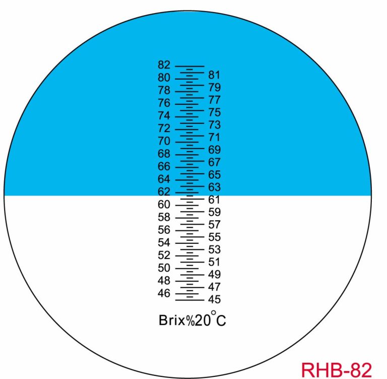 REFRACTOMETRO 45-82% BRIX