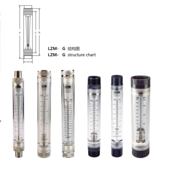 ROTAMETERO 6-60 GPM (30-225 LPM REF. LZM 25G1